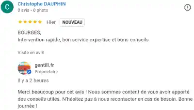 Avis d'un client