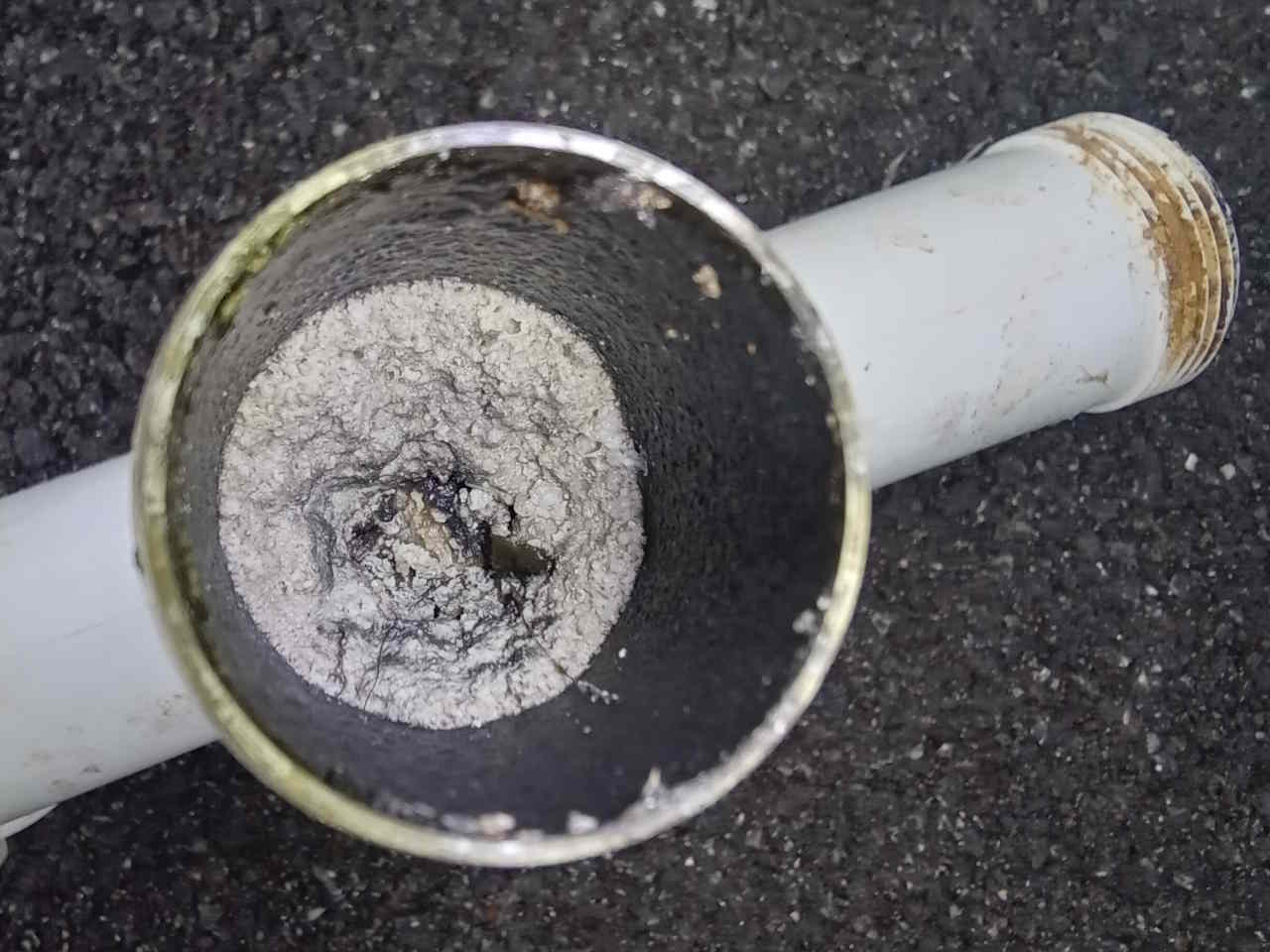 Canalisation bouchée
