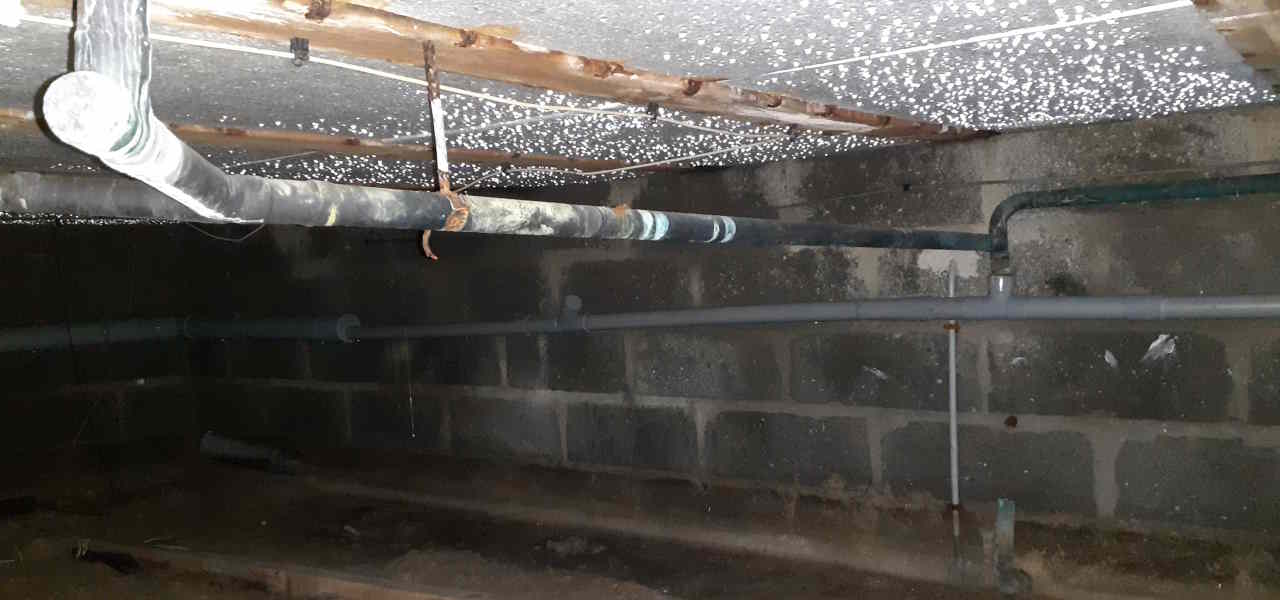 Débouchage en vide sanitaire - février 2026