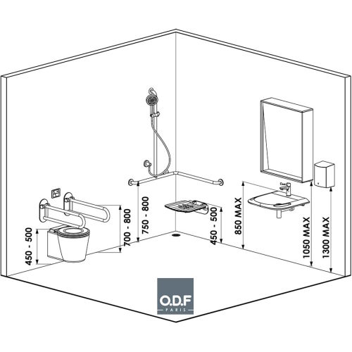 Dimension sanitaire NF P 99-611