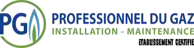 Logo professionnel du gaz - installation maintenance