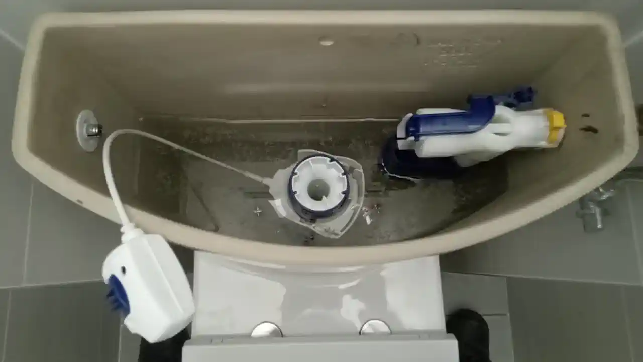 Remplacement d'un mécanisme de WC