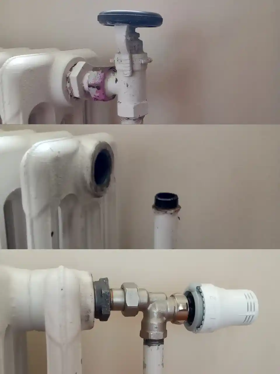 Rénovation de robinet de radiateur